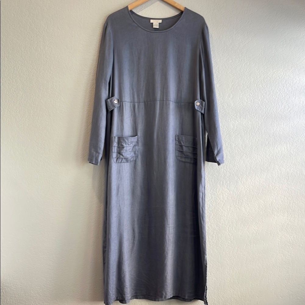 J. Jill Gray Long Sleeve Dress